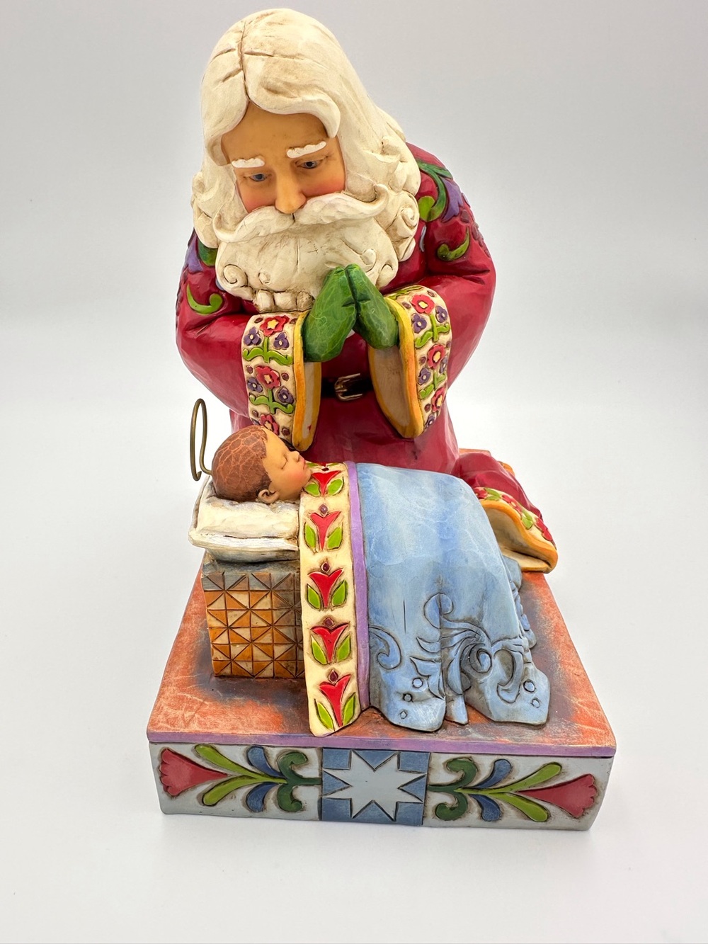 NIB Jim Shore 2008 “The Real Meaning Of Christmas” St. Nick with Baby Jesus